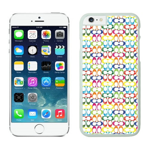 Coach Logo Multicolor iPhone 6 Cases FBA - Click Image to Close